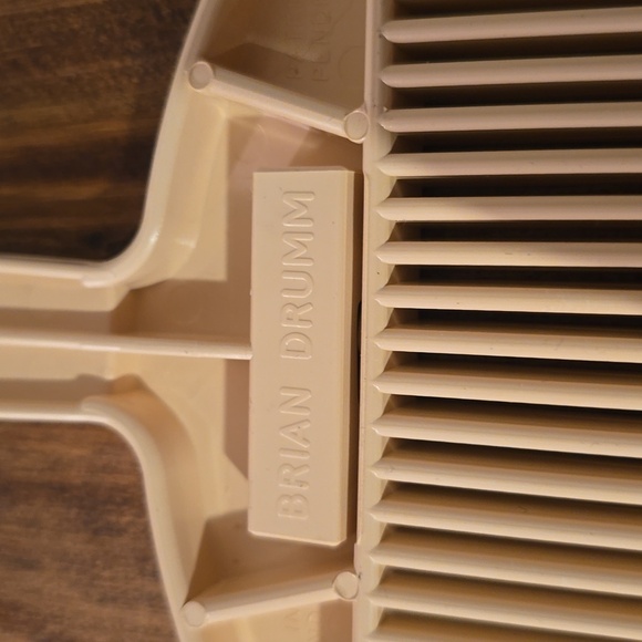 Brian Drumm Vintage Flat Topper Comb/ Styler with bubble level Mens Styling tool - Picture 5 of 6